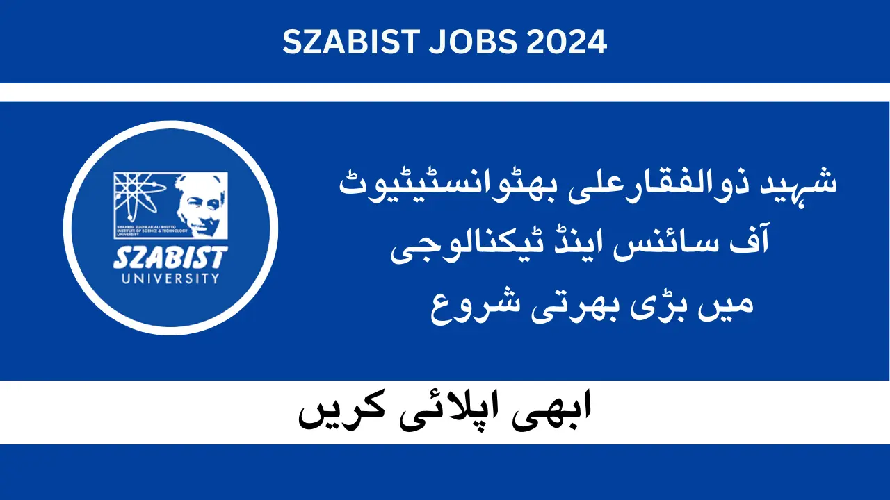 SZABIST Jobs